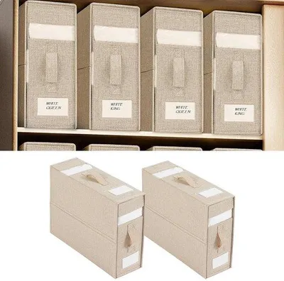 Immagine prodotto di Portaslacci per lenzuola salvaspazio 38x32x11,5 cm bianco