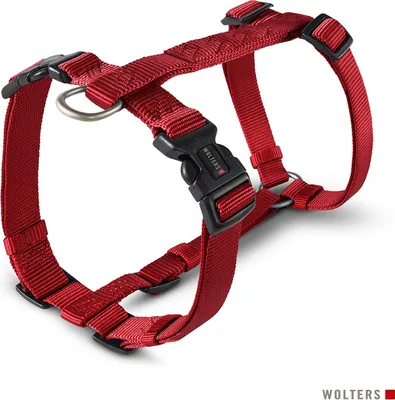 Produktbild von Wolters Geschirr Professional für Mops & Co., Größe:M 40 - 55 cm x 15 mm, Farbe:rot