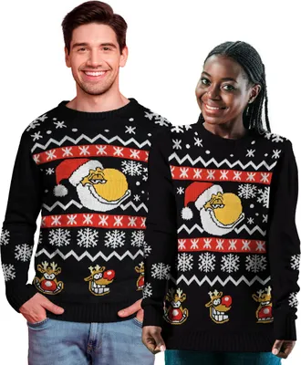 Produktbild von Ralph Ruthe Winterpullover Uni - Winter Strick Pullover Sweatshirt Ugly Sweater für Herren & Damen Schwarz M