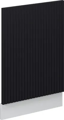 Produktbild von Frontblende Vicco Fame-Line Schwarz gestreift 45 cm ohne Arbeitsplatte, Model 49928
