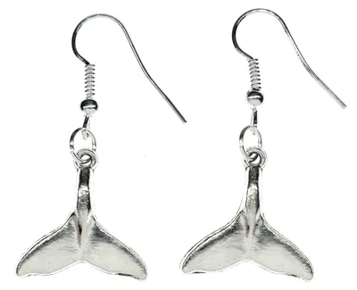 Produktbild von Walflosse Ohrringe Miniblings Hänger Walfisch Flosse Fisch Meer Wal Delphin
