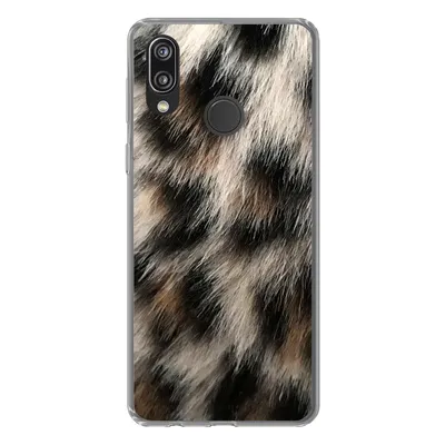 Produktbild von MuchoWow® Handyhülle Schutzhülle Hülle für Huawei P20 Lite (2020) Nahaufnahme Pantherdruck Silikon Softcase Handy Hülle - Kartenhalter