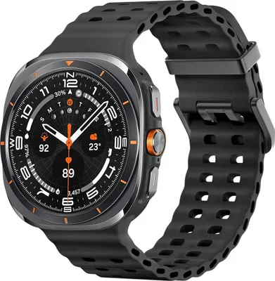 Productafbeelding van imoshion Ocean Siliconenband voor de Samsung Galaxy Watch Ultra 2 (2026) / Ultra (2024/2025) - Zwart