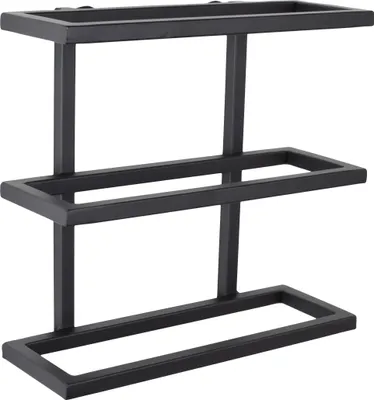 Zdjęcie produktu dla LOFT42 Pinot – wiszący stojak na wino – 3 butelki – metal – czarny – 26 x 27 x 11 cm