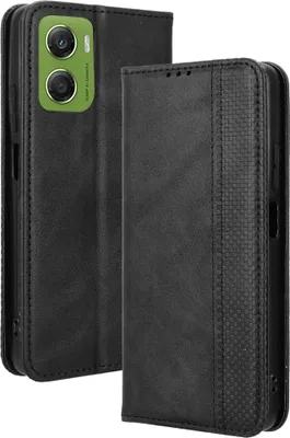 Produktbild von Motorola Moto G06 / G06 Power Hülle - Coverup Vintage Style Klapphülle - Schwarz