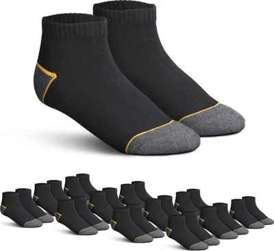 Produktbild von hemmy Arbeitssocken Sneaker Socken ( 12er -Pack - 39-42 ) "Schwarz" Atmungsaktive Baumwolle, Funktionssocken kurz, für Arbeits- und Trekkingschuhe