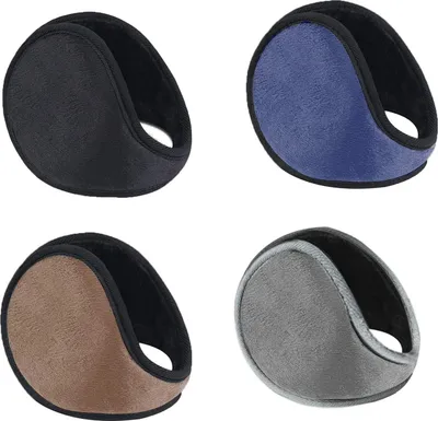 Obrázek produktu pro 4-pack vícebarevné zimní venkovní sporty snowboard ochrana proti větru plyšové chrániče sluchu unisex