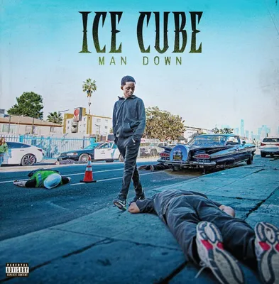 Produktbild von Ice Cube - Man Down (Limited Edition) (Deluxe Edition) (Blue w/ White Marble Coloured) (2 LP)