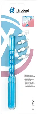 Obrázek produktu pro Sada špičatých kartáčků Miradent I-Prox P modrá trans. 1 ks