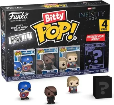 Produktbild von Infinity Saga - Captain America Nick Fury Thor - Bitty Pop! Funko