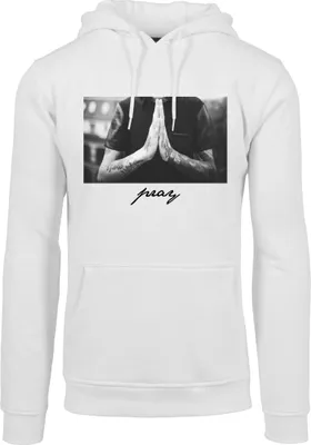 Produktbild von Mister Tee Hoody - PRAY weiß - XXL