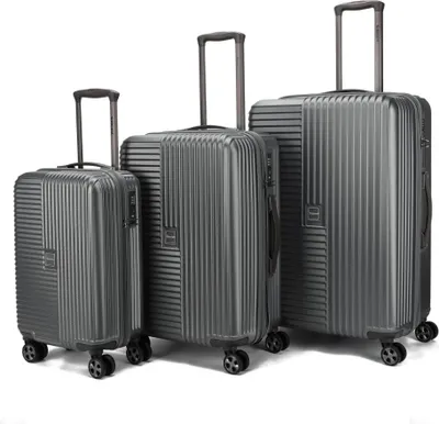 Produktbild von Tourister Kofferset Grau Inhalt 97, 67 und 34 Liter