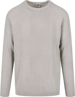 Produktbild von Urban Classics - Ribbed Raglan Sweatshirt asphalt - XXL