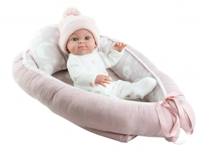 Obrázok produktu pre Bábika Paola Reina Minipikolíny dievčatko s postieľkou (32cm)