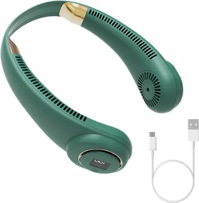 Produktbild von TRAGBARER SPORT-HALSVENTILATOR USB 2000mAh Grün