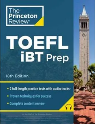 Produktbild von Princeton Review TOEFL iBT Prep with Audio/Listening Tracks, 2023