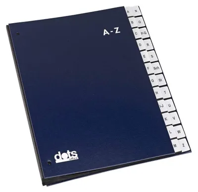 Produktbild von dots 44199-02 Dots Pultordner A-Z blau