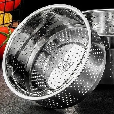 Image de Panier vapeur en acier inoxydable pour une cuisine saine