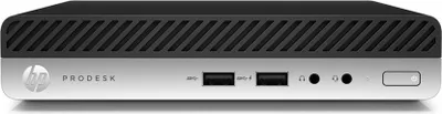 Produktbild von HP ProDesk 400 G5 (DM Mini) PC-System Intel Core i3-9100T 8GB RAM 256GB SSD Win11 Pro