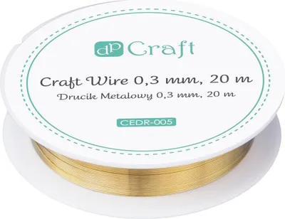 Immagine prodotto di Filo metallico dorato 0,3 mm 20 m