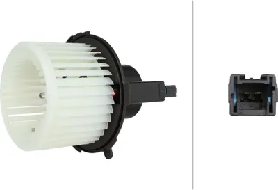 Produktbild von Innenraumgebläse 12 V 360 W 2-polig HELLA passend für u.a. PEUGEOT 307