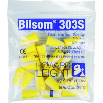 Produktbild von Honeywell Howart Leight Gehörschutzstöpsel Bilsom303 S (1 Pack a 10 Paar)
