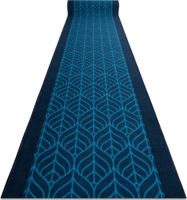 Zdjęcie produktu dla CHODNIK PODGUMOWANY PIÓRA granat 57cm niebieski 57x130 cm