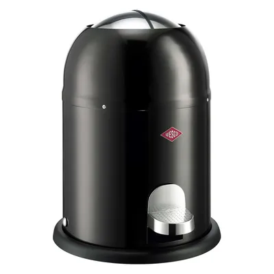 Produktbild von Wesco Mini Master Kosmetik-Treteimer, Abfalleimer, Mülleimer, Kosmetikeimer, Stahlblech, Schwarz, 6 L, 180112-62