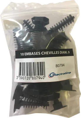 Produktbild von Set mit 10 Dübelsockel, L.9 mm