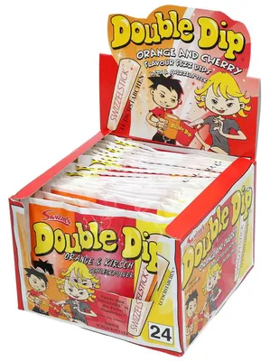 Produktbild von Swizzels Double Dip Orange & Cherry 24er