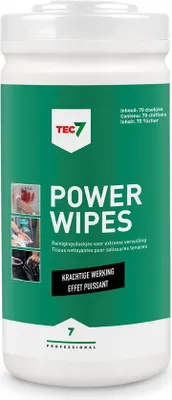 Produktbild von Powerwipes - Reinigungstücher für hartnäckige Verschmutzungen - Tec7