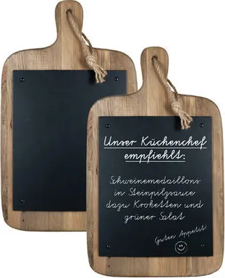 Produktbild von 1x Wand-Kreidetafel "Vintage" 24x40.5cm