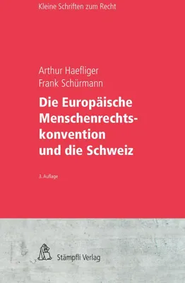Produktbild von Haefliger, A: Europäische Menschenrechtskonvention
