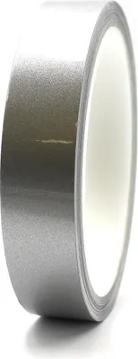 Produktbild von 10m Zierstreifen 20mm Silbergrau Dekorstreifen Auto Motorrad Boot Modellbau Klebestreifen