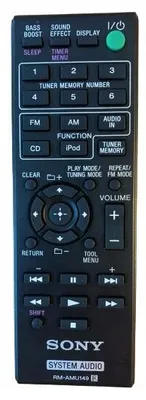 Produktbild von Originale Sony Fernbedienung RM-AMU149 auch passend für RM-AMU141 | RM-AMU142 | RM-AMU150 | RM-AMU153 | RM-AMU178 | RM-AMU179