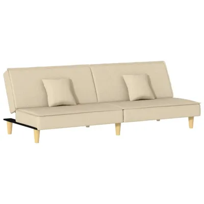 Immagine prodotto di vidaXL Divano letto in tessuto crema