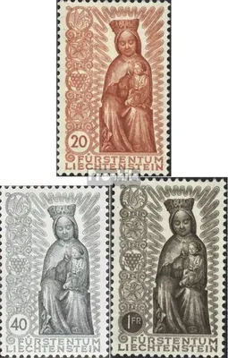 Produktbild von Briefmarken Liechtenstein 1954 Mi 329-331 (kompl.Ausg.) gestempelt Marianisches Jahr