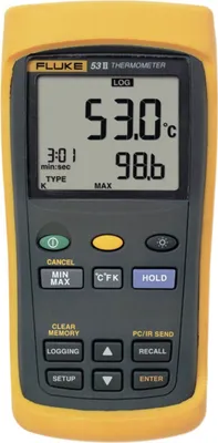 Produktbild von Fluke 52 II Temperatur-Messgerät -250 bis +1372 °C Fühler-Typ J, K, T, E (1281139)