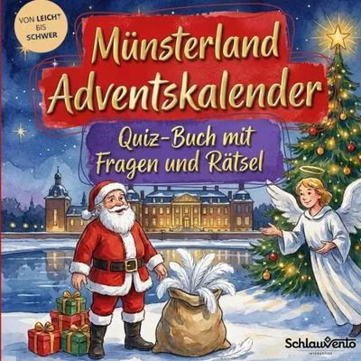 Produktbild von Münsterland-Adventskalender: Quiz-Buch mit Fragen und Rätsel
