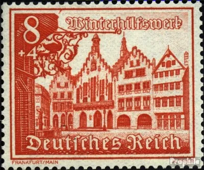 Produktbild von Briefmarken Deutsches Reich 1939 Mi 734 mit Falz Winterhilfswerk: Bauwerke