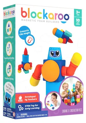 Produktbild von Blockaroo magnetische Bausteine Kleiner Roboter 10el