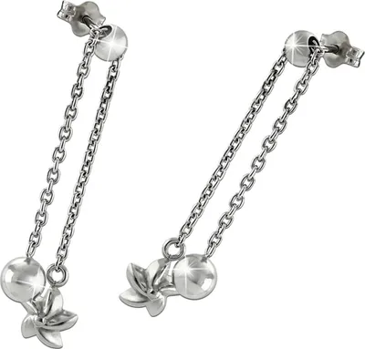Image de SilberDream Boucles d'oreilles Femme Fleur 925 Argent Pendentifs d'oreilles VRAIS BIJOUX SDO6714J