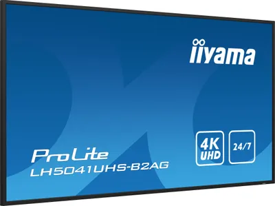 Produktbild von iiyama LH5041UHS-B2AG, Digital Signage Flachbildschirm, 127 cm (50"), LCD, 3840 x 2160 Pixel, 24/7