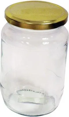Immagine prodotto di Barattolo da conserva rotondo Tala con coperchio a vite dorato 900g / 2lb WI884 (Taglia unica) (Un colore)