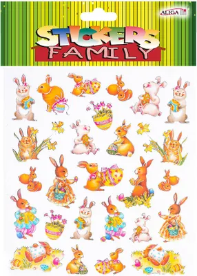 Immagine prodotto di Adesivi del coniglietto di Pasqua