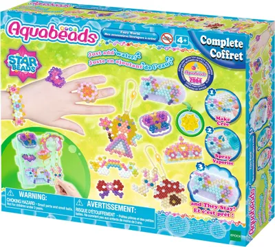 Productafbeelding van AQUABEADS Box - My magical accessories to create - 820 beads - Child Girl - From 4 years old