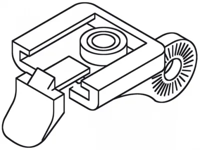 Produktbild von CATEYE Rücklichthalterung Vertikal Adapter 5440990 One Size - sichere Montage...