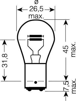 Immagine prodotto di Kit 10 lampadine JMP 6V 21/5W