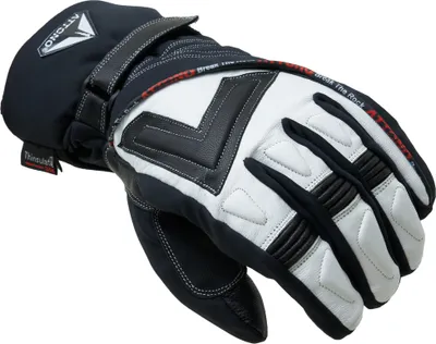 Produktbild von Skihandschuhe Ski Snowboard 3 in1 Leder Handschuhe mit Innenhandschuh