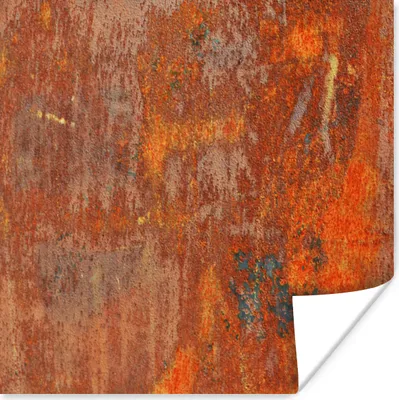 Produktbild von MuchoWow® Poster Rost - Industriell - Stahl 75x75 cm - Wand Dekoration